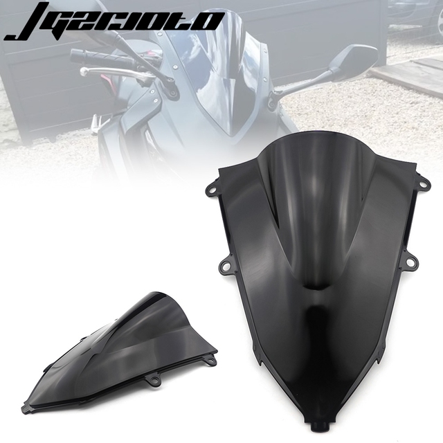 Motorcycle Accessories PC Windshield Wind Deflector Clear Smoke Windscreen for HONDA CBR650R 2019-202
