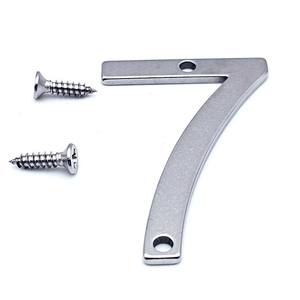 Targa Personalizzata in Metallo per Numero Civico, Indirizzo e <span class=keywords><strong>Nome</strong></span> Strada per Hotel, Stile Contemporaneo - Product Image 5