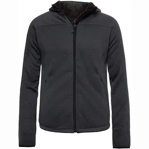 Veste coupe-vent polaire d'hiver pour hommes, col montant zippé, manches longues, vestes de mode chaudes, manteau épais d'hiver