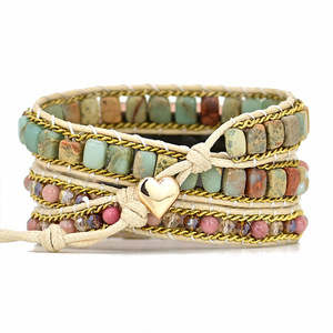 Venta al por mayor 2023 joyería bohemia de lujo gema stonr <span class=keywords><strong>correa</strong></span> de reloj de <span class=keywords><strong>color</strong></span> para <span class=keywords><strong>piedra</strong></span> natural <span class=keywords><strong>Apple</strong></span> <span class=keywords><strong>Watch</strong></span> Band beads - Product Image 5