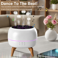 Humidificateur ultrasonique multi-buses en forme de méduse, aromathérapie, brume froide, fonction de minuterie, LED à changement de couleur, ultra-silencieux <36dB pour voiture