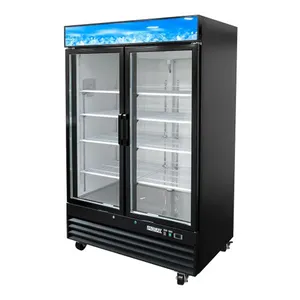 Kulkas Supermarket Tampilan Komersial Kulkas Tegak Kulkas dan Peralatan Pendinginan Freezer