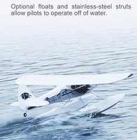 FMS PA-18 Super Cub 1300mm Avion télécommandé Avion RC avec STOL Performance et Reflex V2 pour un vol facile