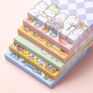 กระดาษโน้ตสไตล์เกาหลีน่ารักลายการ์ตูนสวยงาม ใช้ซ้ำได้ สำหรับนักเรียน - Product Image 3