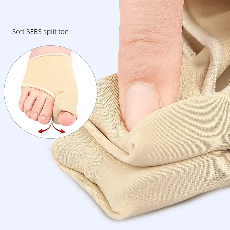 Wholesale SEBS Material Toes Separator Thumb Valgus Protector Bunion Adjuster Hallux Valgus Guard Feet Care Socks