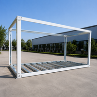 Structure en acier galvanisé de 20 pieds pour la construction rapide d'un squelette de maison modulaire en conteneur