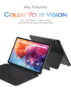 แท็บเล็ต <span class=keywords><strong>Alldocube</strong></span> <span class=keywords><strong>IPlay</strong></span> 70 Pad Pro 2026 รุ่นใหม่ล่าสุด ขนาด 12.1 นิ้ว ระบบ Android 16 ความละเอียด 2560x1600 90Hz ชิปประมวลผล G100 แท็บเล็ตเล่นเกมลื่นไหล - Product Image 2