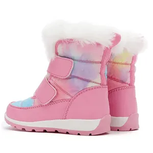 Precio de fábrica, botas de nieve impermeables para niños cálidos para exteriores, Calzado cómodo, zapatos