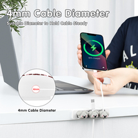 Nouveau design de porte-câble, clip magnétique pour câble personnalisé en forme d'animal panda, organisateur de câbles magnétique