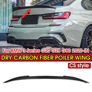 สปอยเลอร์หลังคาร์บอนไฟเบอร์แบบแห้ง สำหรับ BMW ซีรีส์ 3 รุ่น G20 G28 G80 M3 ปี 2020-ปัจจุบัน  ลิ้นสปอยเลอร์หลัง ฝากระโปรงท้าย - Product Image 1