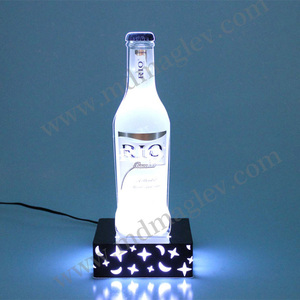Tùy chỉnh <span class=keywords><strong>Led</strong></span> Chai Glorifier <span class=keywords><strong>Led</strong></span> kim loại Rượu Hiển Thị Đứng - Product Image 2