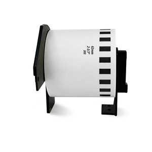Rollo de Etiquetas de Papel Térmico Autoadhesivo Compatible con DK-22205 DK205, Negro sobre Blanco, para Impresora Brother - Product Image 6