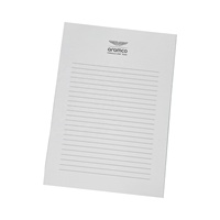 Bloc-notes en papier A6 en promotion personnalisée Bloc-notes avec logo et motif Bloc-notes à feuilles mobiles avec bord vert