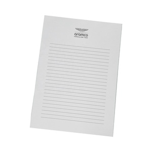 Tùy chỉnh khuyến mãi A6 giấy notepad Memo Pads với logo và mô hình lá lỏng lẻo notepad với cạnh màu xanh lá cây - Product Image 5