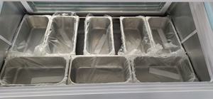 Exhibición de helados Congelador de gabinete de paletas de grado alimenticio a la venta Gabinete de mantenimiento fresco Pastel Comercial Escaparate de aperitivos Nevera - Product Image 5