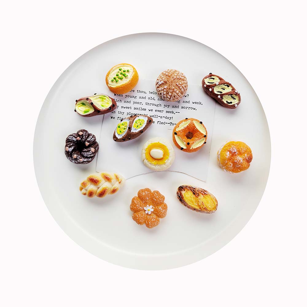 Flache Harz-Cabochons Knstliche Miniatur-Lebensmittel Brot DIY Verzierung  Scrapbooking Dekoration| Alibaba.com