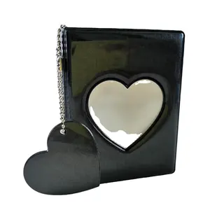 Grosir pesanan khusus kantong Mini 3 inci Album foto buku penyimpanan kartu foto gambar hati cinta tempat kartu foto