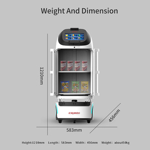 Robot camarero para uso comercial, entrega de comida, evita obstáculos, eficiente, Dron - Product Image 6