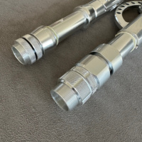 Canne à pêche à la traîne réglable en aluminium sur mesure # 2 # 4 cannes à pêche robustes pour la pêche en eau salée de gros gibier