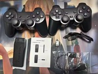 Console de Jeux Vidéo M8 64 Go 128 Go avec Deux Manettes Sans Fil 2.4G, Jeux 4K, Console de Jeu Rétro Classique Compatible PS3