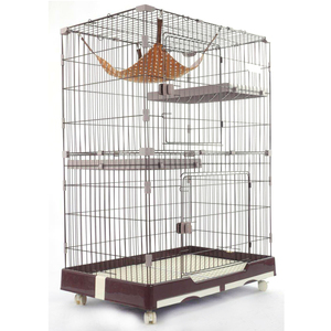 <span class=keywords><strong>Cage</strong></span> d'intérieur pliable en fil, <span class=keywords><strong>cage</strong></span> pour chat et chien - Product Image 3