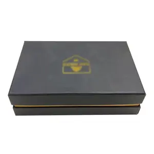 Переработка коричневого крафт-картона Роскошная картонная подарочная упаковка для ювелирных изделий бумажная коробка на заказ