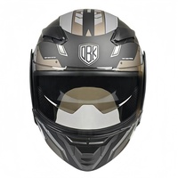 Nouveau casque de moto unisexe rabattable ABS modulaire respirant pour fermeture à dégagement rapide double visière taille libre