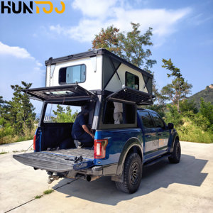 Auvent <span class=keywords><strong>de</strong></span> camion pliable en aluminium <span class=keywords><strong>de</strong></span> <span class=keywords><strong>luxe</strong></span> 4x4 Huntoo, robuste, imperméable, tout-terrain, pour <span class=keywords><strong>camping</strong></span>-<span class=keywords><strong>car</strong></span>, installation facile, pour camionnette - Product Image 1