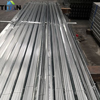 Perfil de Acero Galvanizado en Forma de U para Paneles de Yeso, Perfil de Canal de Acero para Tabiques Secos