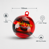 Extincteur automatique à boule certifié CE, à poudre sèche, sans entretien, durée de vie de 5 ans, idéal pour la maison