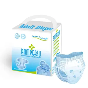 Pañales desechables para adultos, venta directa, súper absorbente, Ultra grueso