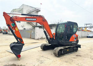 Buen estado Original usado Doosan DX60 6 toneladas excavadora sobre orugas Doosan excavadora A LA VENTA DX60-9C DX55 DX215 DX225 - Product Image 2