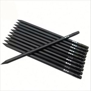 ดินสอไม้สลักโลโก้ส่วนตัว ขนาด 7.5 นิ้ว พร้อมยางลบสีดำ สำหรับโรงเรียน - Product Image 1