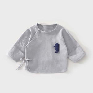 Paquete <span class=keywords><strong>de</strong></span> 4 Kimonos Envolventes <span class=keywords><strong>para</strong></span> Bebé |   Camiseta <span class=keywords><strong>de</strong></span> Manga Larga <span class=keywords><strong>de</strong></span> Algodón Clase A con Puños Tipo Mitón y Broches Laterales |   Aplique <span class=keywords><strong>de</strong></span> Animales |   Gris Rosa Crema - Product Image 4