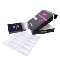 Boîte d'expédition pliable personnalisée avec logo, écologique, doublée d'éponge, pelliculage mat, pour flacons de peptides 3ml et étiquettes