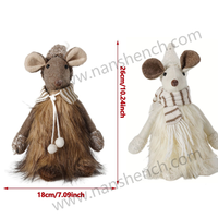 Nanshen BSCI ornamen boneka Natal poliester bersertifikasi-langsung dari pabrik dekorasi liburan penjualan laris kualitas tinggi