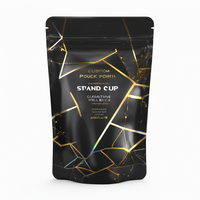 Sachet Doypack Mylar à fermeture zip avec trou de suspension pour fruits secs 200g, emballage alimentaire, finition mate dépolie
