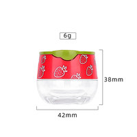 5 g 5 ml baume à lèvres échantillon Pot de soins de la peau flacons de maquillage conteneurs mignon baume à lèvres récipient avec cuillère
