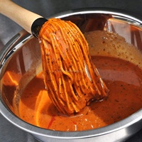 Ensemble d'outils de barbecue HOHE de qualité alimentaire avec manche long en bois, brosse à huile et sauce, serpillière à badigeonner, têtes remplaçables, grillades antiadhésives