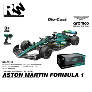 Rw Được Cấp Phép Xe Đồ Chơi Quy Mô 1/14 2.4G 4 Kênh RC F1 Aston Martin Loạt Công Thức Một Kim Loại Racing Car Đồ Chơi Cho Bán - Product Image 6