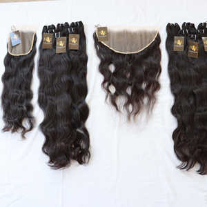 Peluca con malla frontal Cabello virgen brasileño Fábrica al por mayor 5*5 Hd Cierre de encaje Pelucas de cabello humano frontal Cabello de templo crudo de onda profunda - Product Image 2