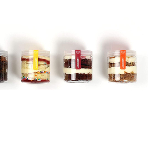 Pot à nourriture pour animaux de compagnie en plastique PCR 100% de 120 ml, 200 ml, avec couvercle transparent, 10 OZ, à large ouverture, pots à bonbons en plastique recyclé - Product Image 5