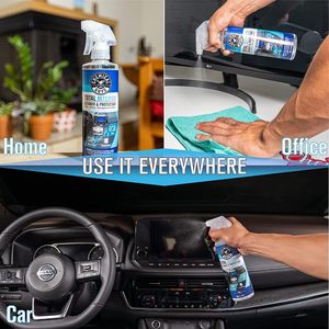 Chemical Guys Total Interior Cleaner and Protectant, 16 fl oz, Hair Detailing <b>Brush</b> Safe for Cars Trucks SUVs Jeeps Motorcycles - Product Image 2