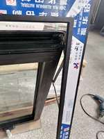 Fenêtre à auvent en alliage d'aluminium sur mesure, double vitrage feuilleté, insonorisation, isolation thermique, extérieur, protection contre les insectes