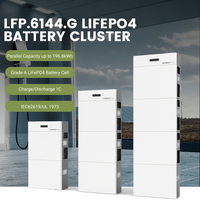 Système de Stockage d'Énergie Hybride Modulaire Mural (ESS) 40kWh 30kWh 25kWh 20kWh LiFePO4 51.2V 10-20kW CAN IP21 Garantie 5 Ans
