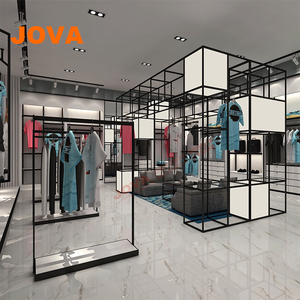 Tùy chỉnh người đàn ông quần áo hiển thị Showcase quần áo cửa hàng trưng bày tủ thiết kế ý tưởng - Product Image 2