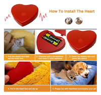 Module de rythme cardiaque personnalisé, boîte à son enregistrable, simulateur de rythme cardiaque, dispositif de vibration pour peluche, poupée, animal en peluche