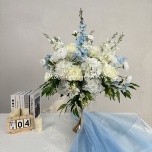 DKB decorazione fiori artificiali centrotavola matrimonio lussuosi 1.64 <span class=keywords><strong>pollici</strong></span> palla fiore <span class=keywords><strong>dimensioni</strong></span> <span class=keywords><strong>50</strong></span> <span class=keywords><strong>cm</strong></span> decorazioni da tavola - Product Image 1