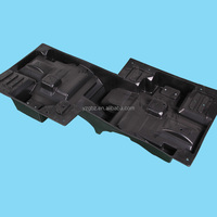 Bandeja de Transporte Industrial Apilable de HDPE Resistente y Personalizada para Piezas Automotrices