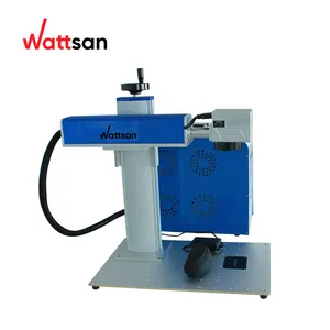 Wattsan 20w 30w 50w mini desktop fiber laser marking machines/fiber laser engraver